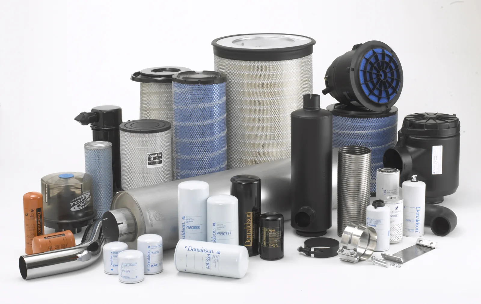 Donaldson air, fuel, lube and hydraulic filters from the range held at Ilkeston