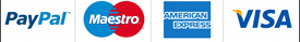 Accepted payment methods: Visa, Mastercard, Maestro